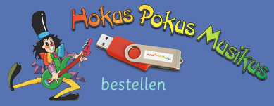 Hokus Pokus Musikus - USB Sticks bestellen